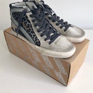 Golden goose slide high top sneakers